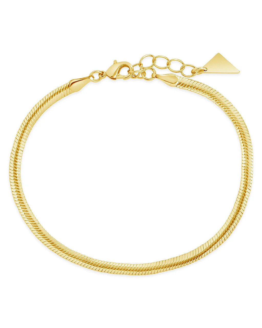 Cami Thin Herringbone Chain Bracelet | Sterling Forever