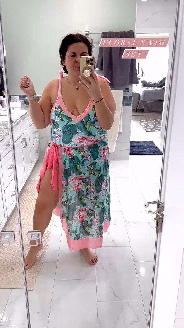 I’m trying to find some fun swimsuits for Palm Springs and I wasn’t sure about this one, but once it arrived I really liked it! It’s such a great deal especially since it comes with the matching skirt! It’s perfect for a pool day, a beach day or grabbing a bite after a day in the sun ☀️


#LTKTravel #LTKVideo #LTKSwim