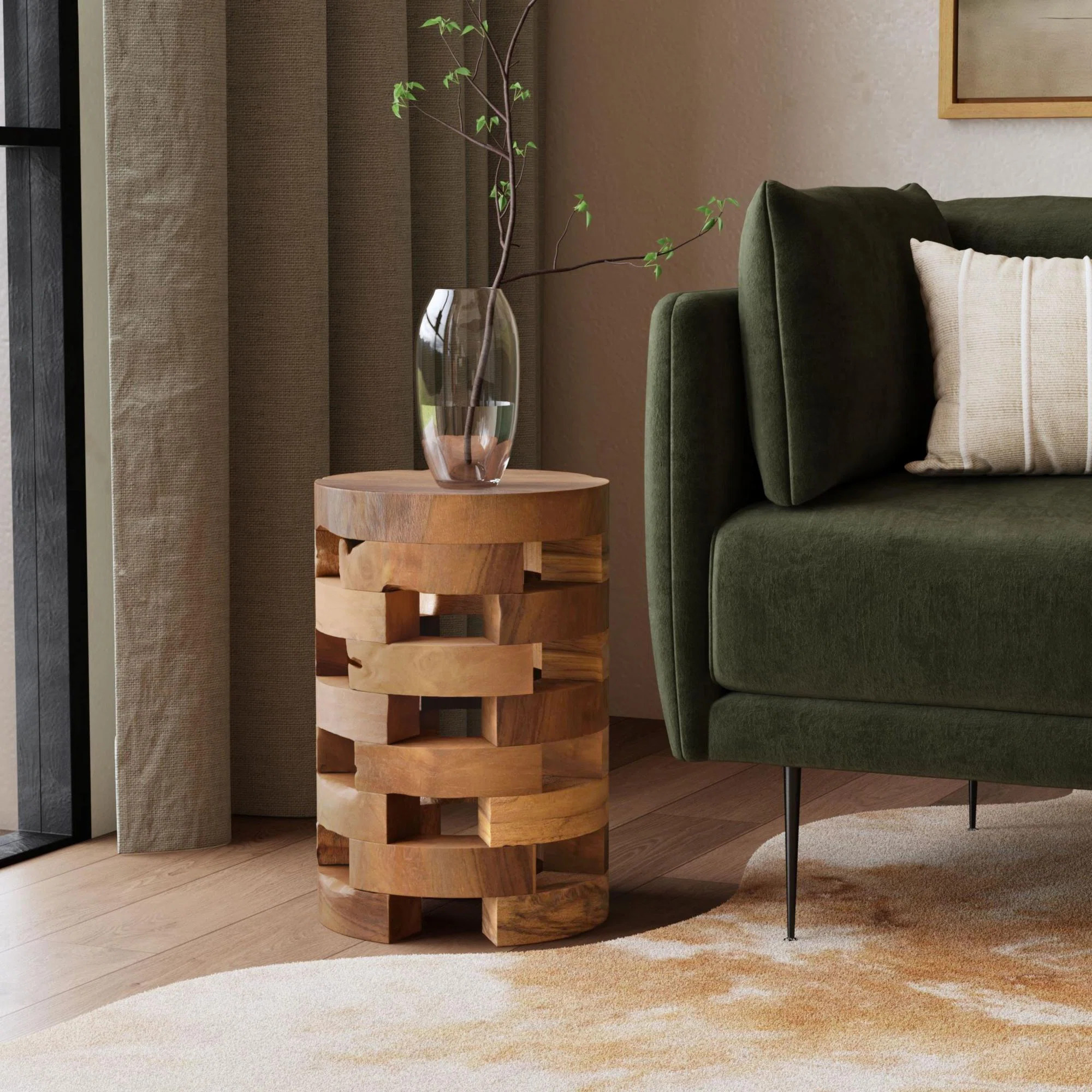 Charnessa Solid Wood End Table | Wayfair North America