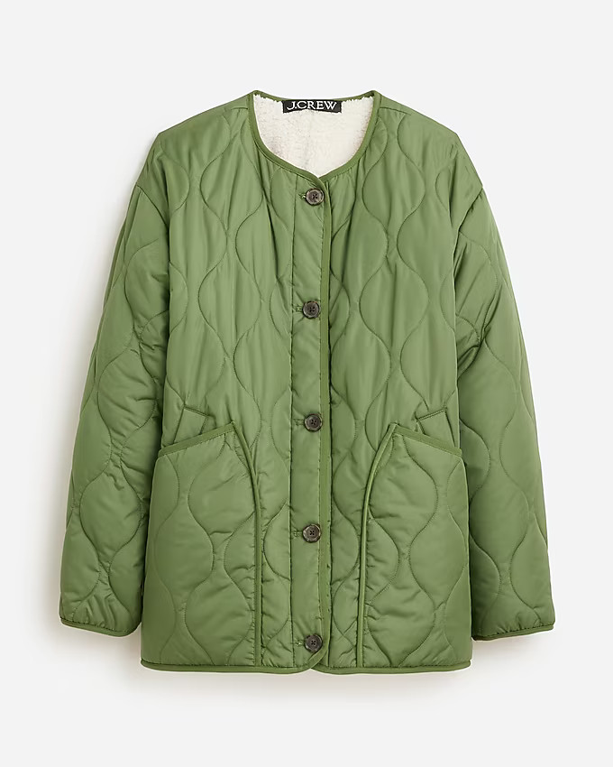Reversible puffer jacket with PrimaLoft® | J. Crew US