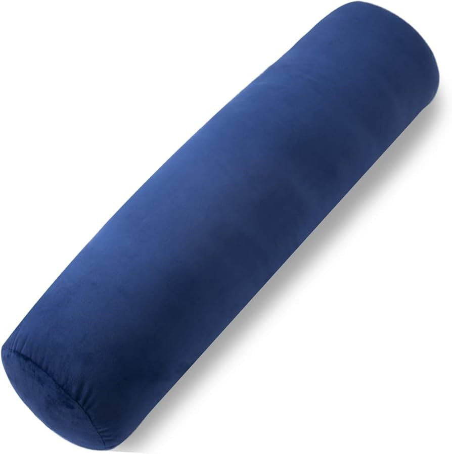 1 MIDDLE ONE Body Pillow for Adults, Bolster Pillow with Removable Velvet Cover, Long Round Cervi... | Amazon (US)