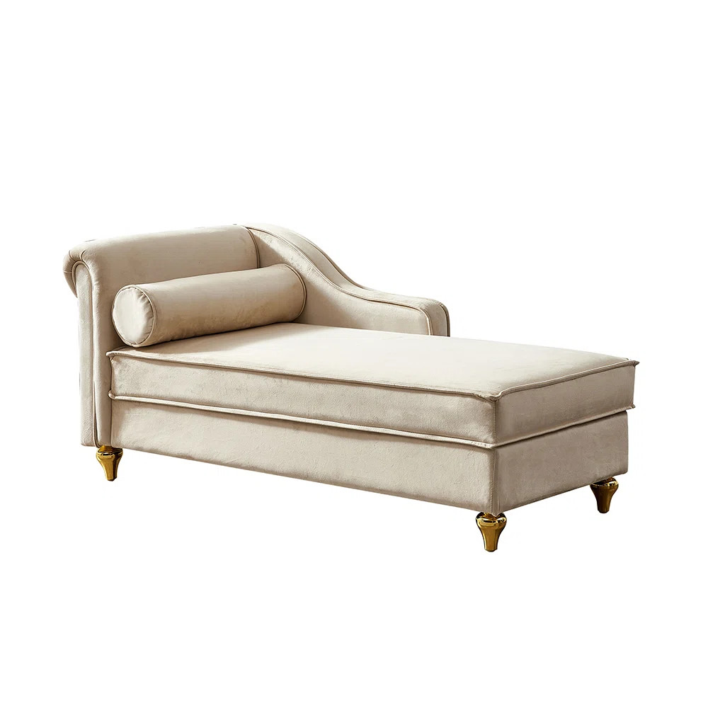 Gai Velvet Chaise Lounge | Wayfair North America