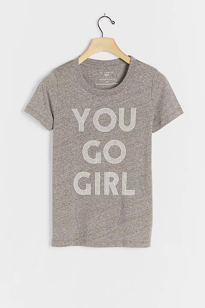 You Go Girl Graphic Tee | Anthropologie (US)