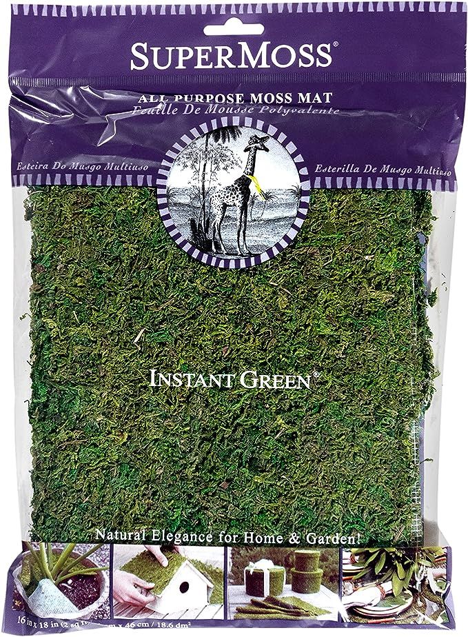 SuperMoss (22420) InstantGreen Moss Mat, Fresh Green, 18 x 16"" | Amazon (US)
