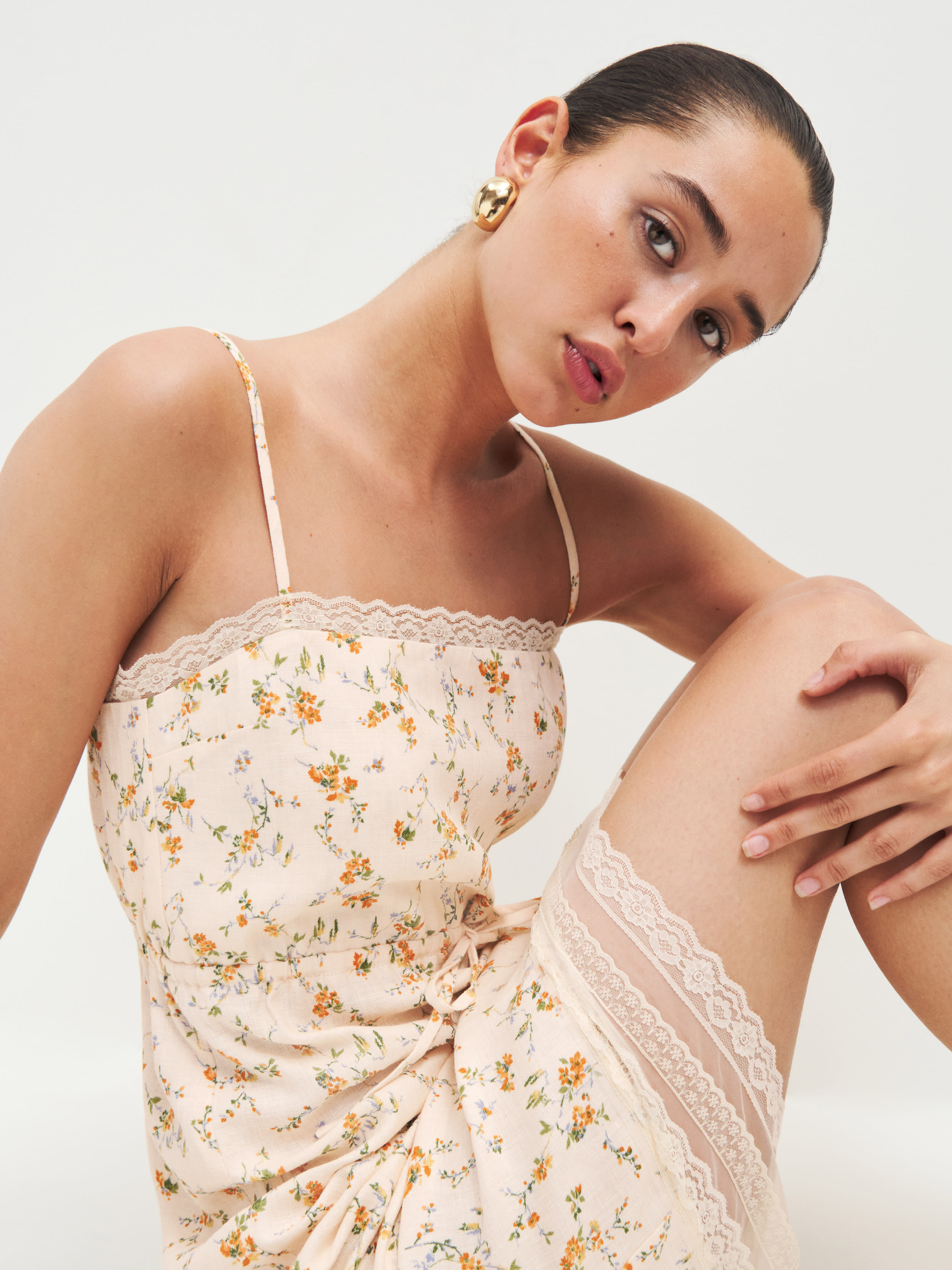 Neena Linen Dress | Reformation (Global)