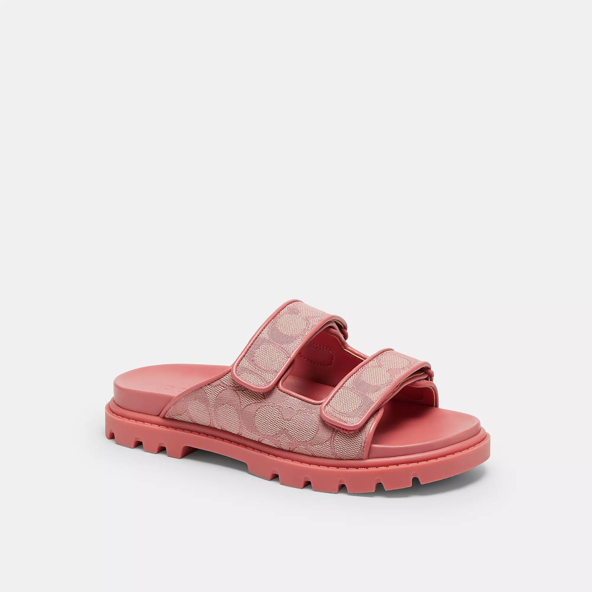 Coach Outlet Two Band Sport Slide In Signature Jacquard | Shop Simon