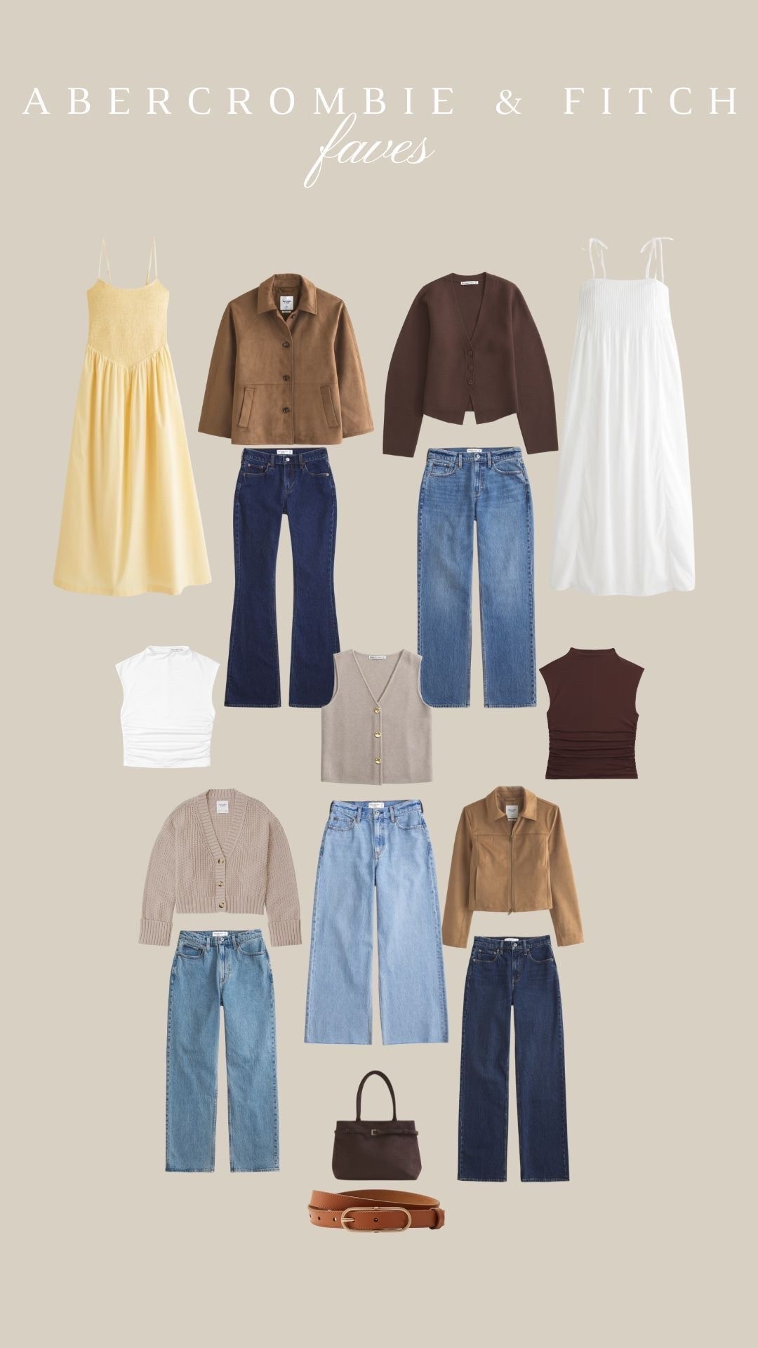 Abercrombie & Fitch sale favourites!
My top picks from A&F, denim, suede jacket, sundress, knitwear, chocolate brown, early autumn fashion

#LTKstyletip #LTKuk #LTKautumn