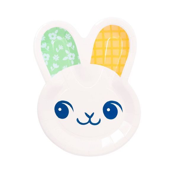 10ct Bunny Shaped Easter Plates - Spritz™ | Target