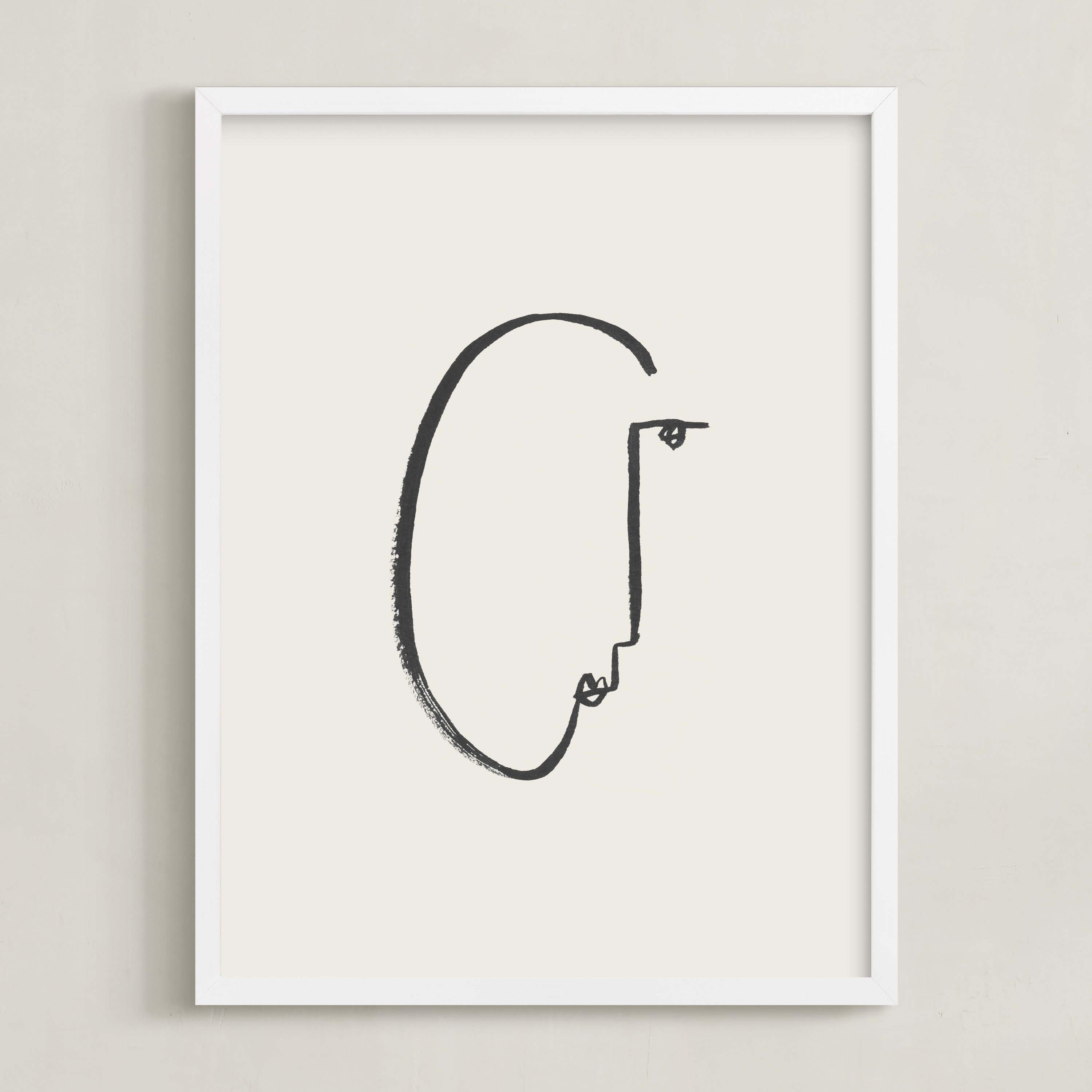 "Face Study I" - Grownup Open Edition Non-custom Art Print by Chelsea Petaja. | Minted