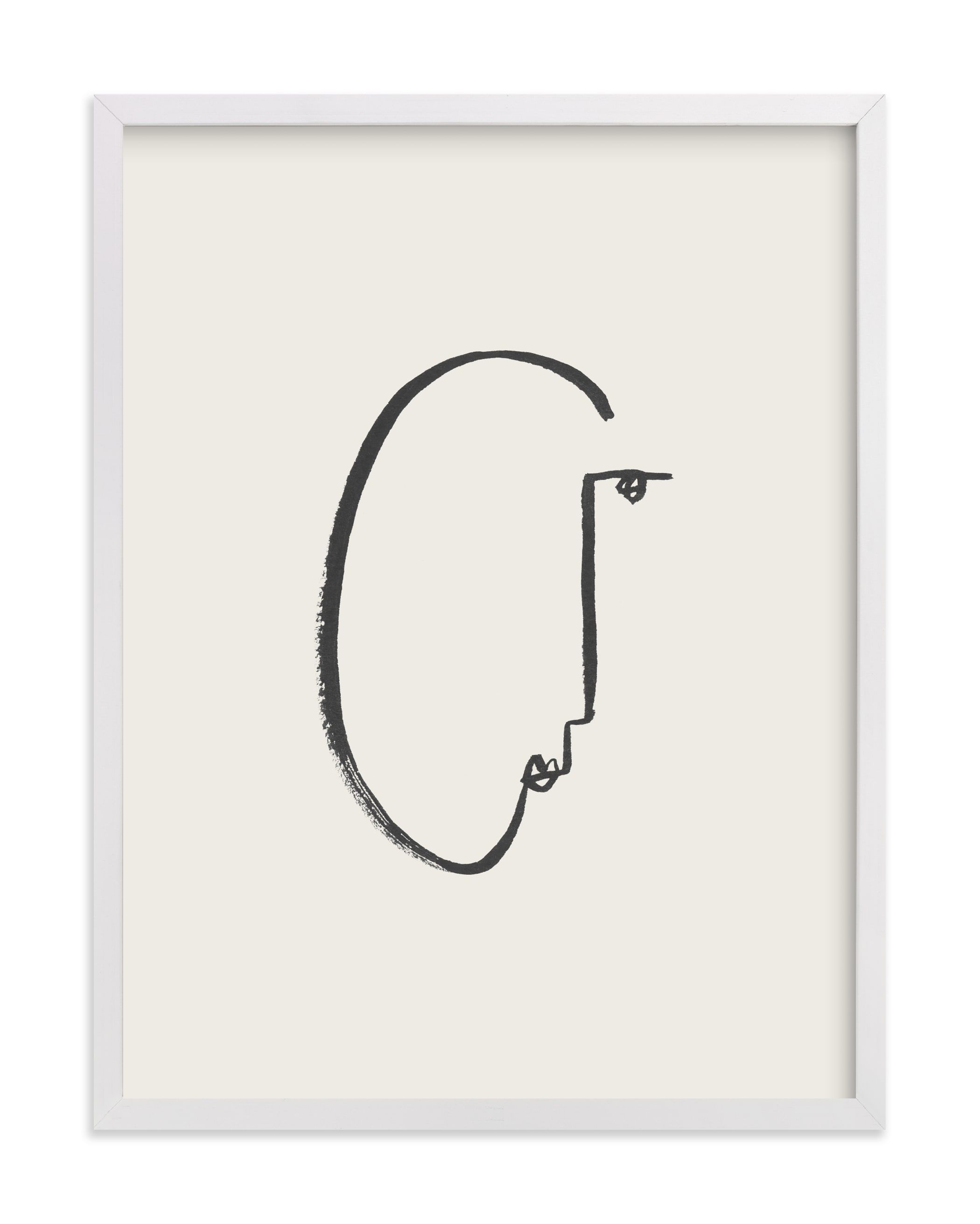 "Face Study I" - Grownup Open Edition Non-custom Art Print by Chelsea Petaja. | Minted