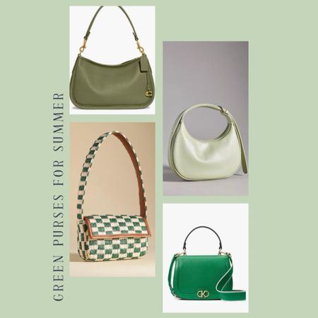 Cute Green Purses for Summer Outfits - great purses in my favorite color: green! The bags featured are from Nordstrom, Kate Spade, Coach, Anthropologie, Longhamp, Madewell, and Tuckernuck.

#LTKItBag #LTKSeasonal #LTKStyleTip