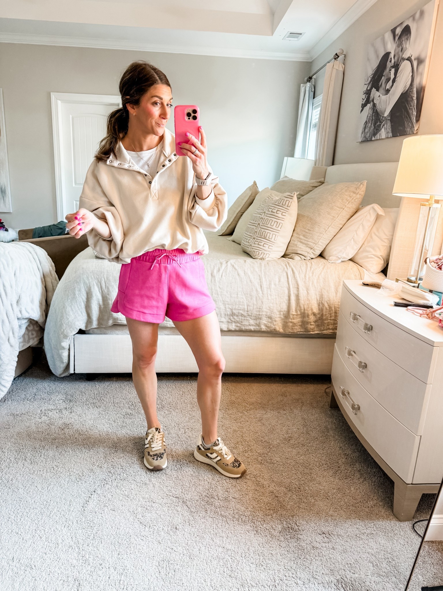 Tee is target-medium. TTS
Pullover is Dress Up. Size large. If between go up
Shorts are Rhône. Size small. Adjustable drawstring, pockets and so comfy.￼
Shoes are Nordstrom size 8.5

Also linking my necklaces and loopy case
(10% off code: watsonansley10)

Electric picks | cross necklace | tiny tags | personalized | engraved | loopy phone case | pullover | snaps | tee | t-shirt | shirts | tennis shoes | sneakers | Nordstrom | Rhône | active | comfy | daily | mom life | ootd | athlete | athletic | fit | casual | lux | fashion | style 



#LTKmomlife #LTKootd