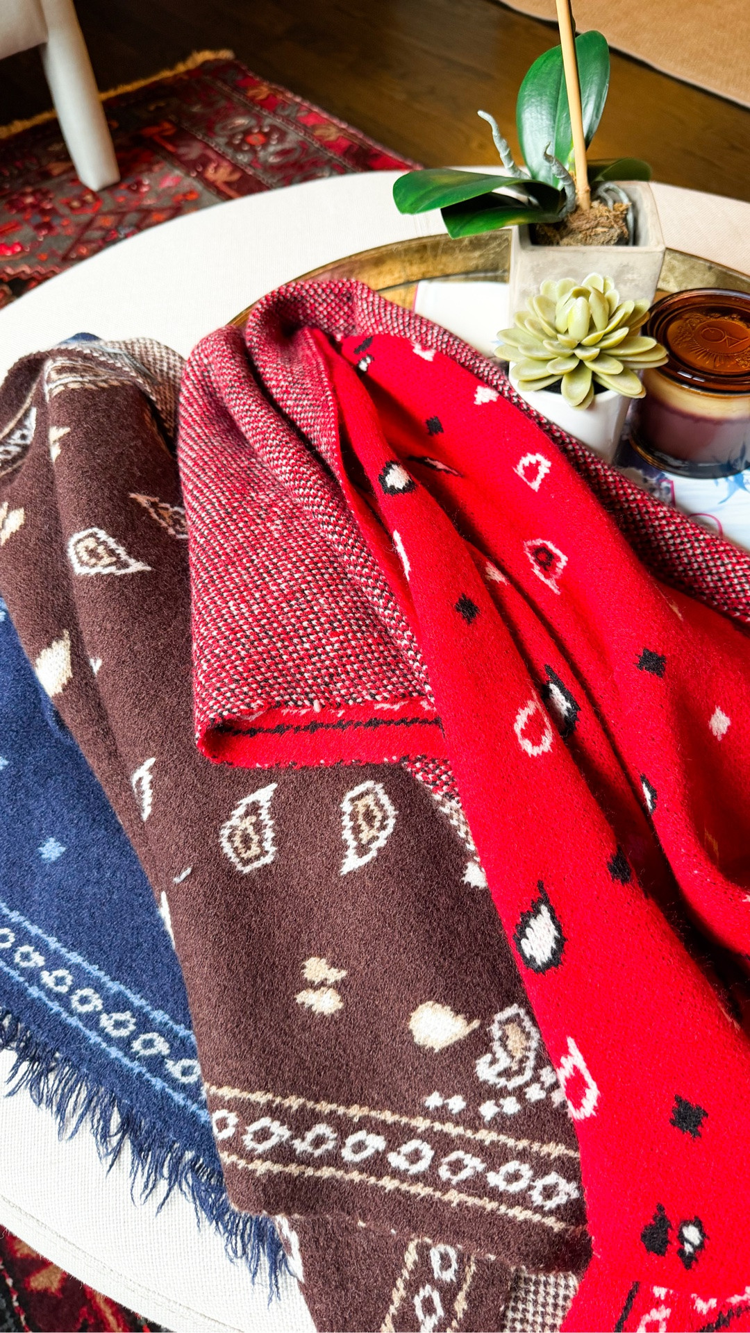 the best in bandana scarves!! @Anthropologie for the layering win •

#LTKSeasonal #LTKootd