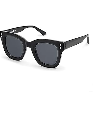 SOJOS Classic Polarized Square Sunglasses Womens Mens Retro Thick Chunky Stylish Women Shades SJ2... | Amazon (US)