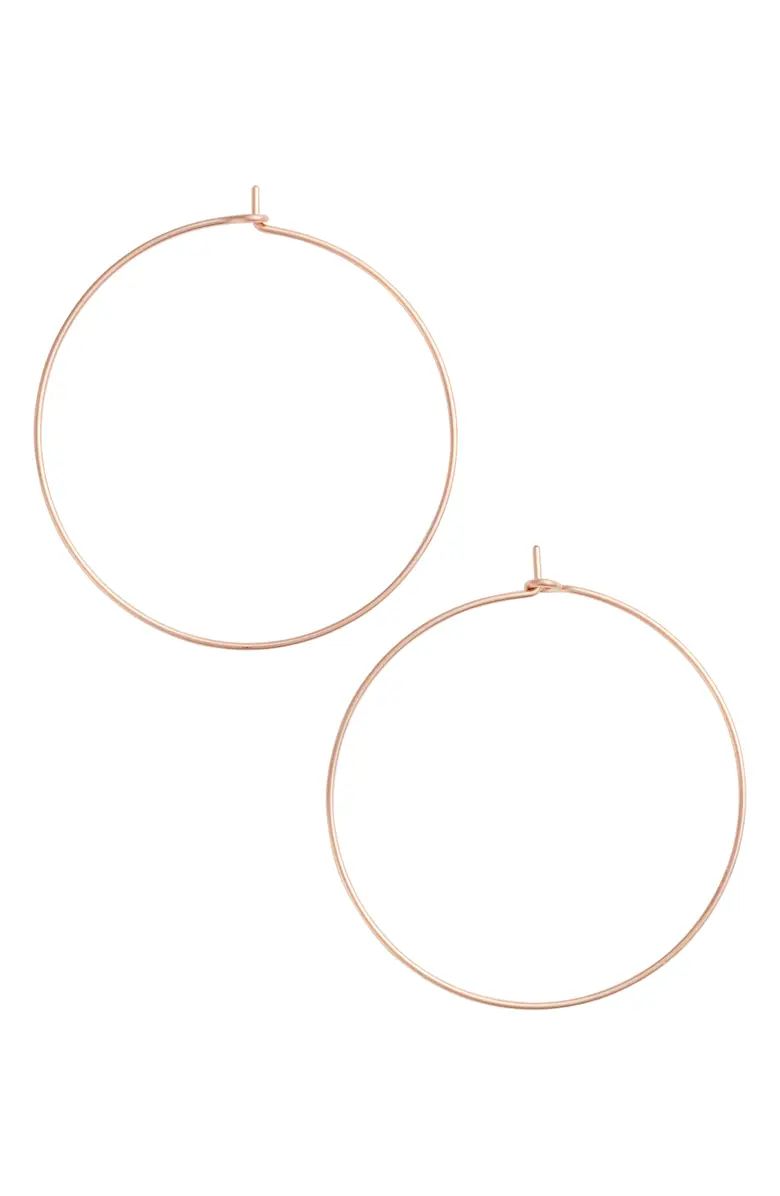 Nashelle Large Pure Hoop Earrings | Nordstrom | Nordstrom