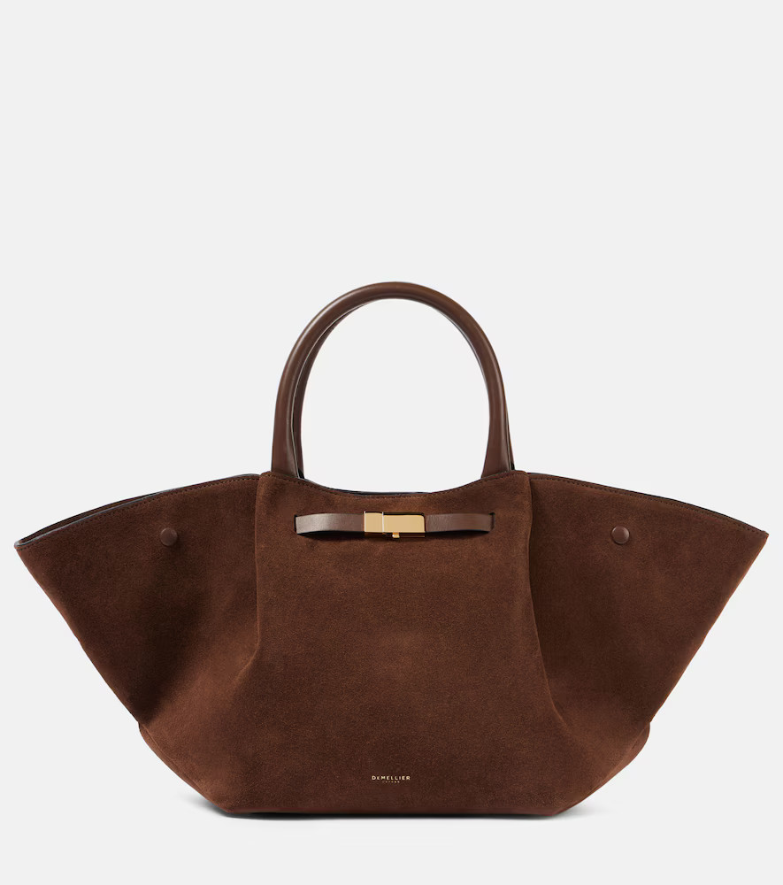 DeMellier New York Midi suede tote bag | Mytheresa (INTL)