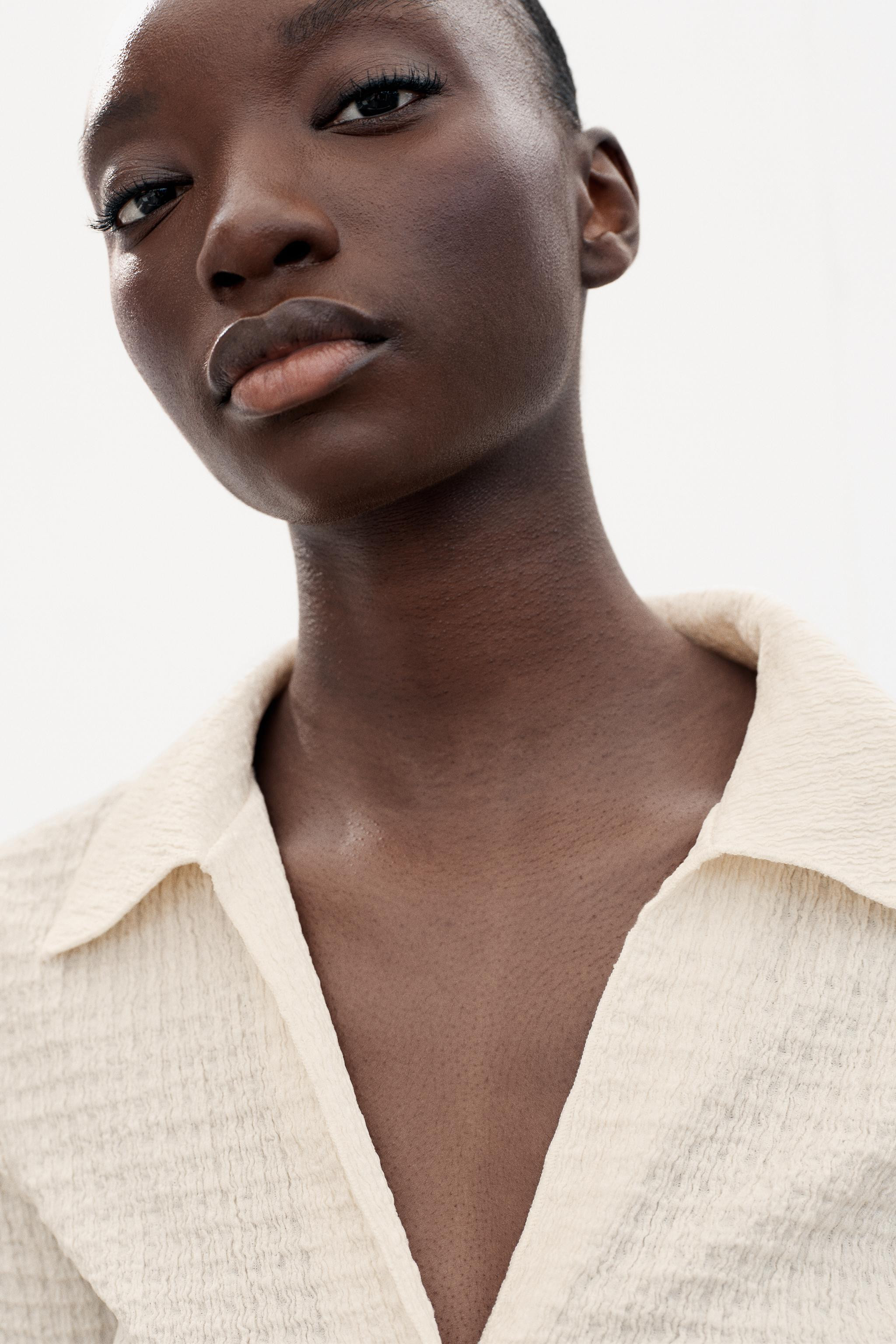 CROPPED TEXTURED JACKET | Zara US