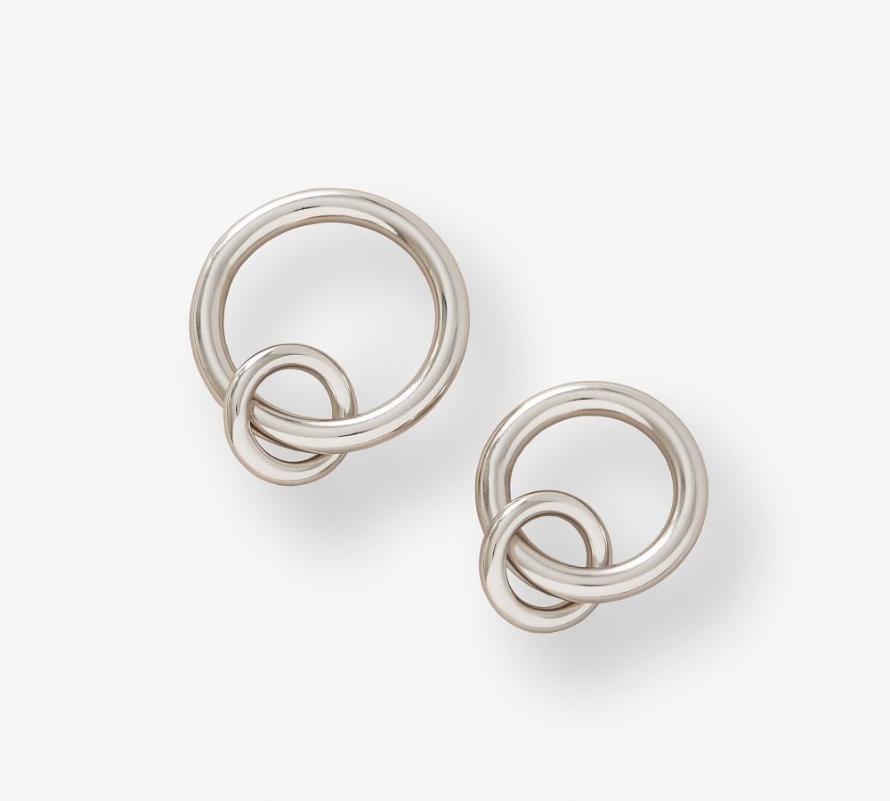Polished Nickel Round Rings | Pottery Barn (US)