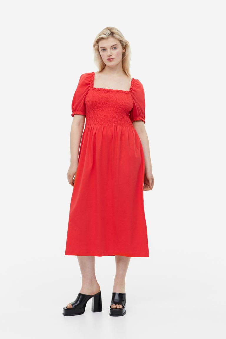 Smocked Jersey Dress | H&M (US + CA)