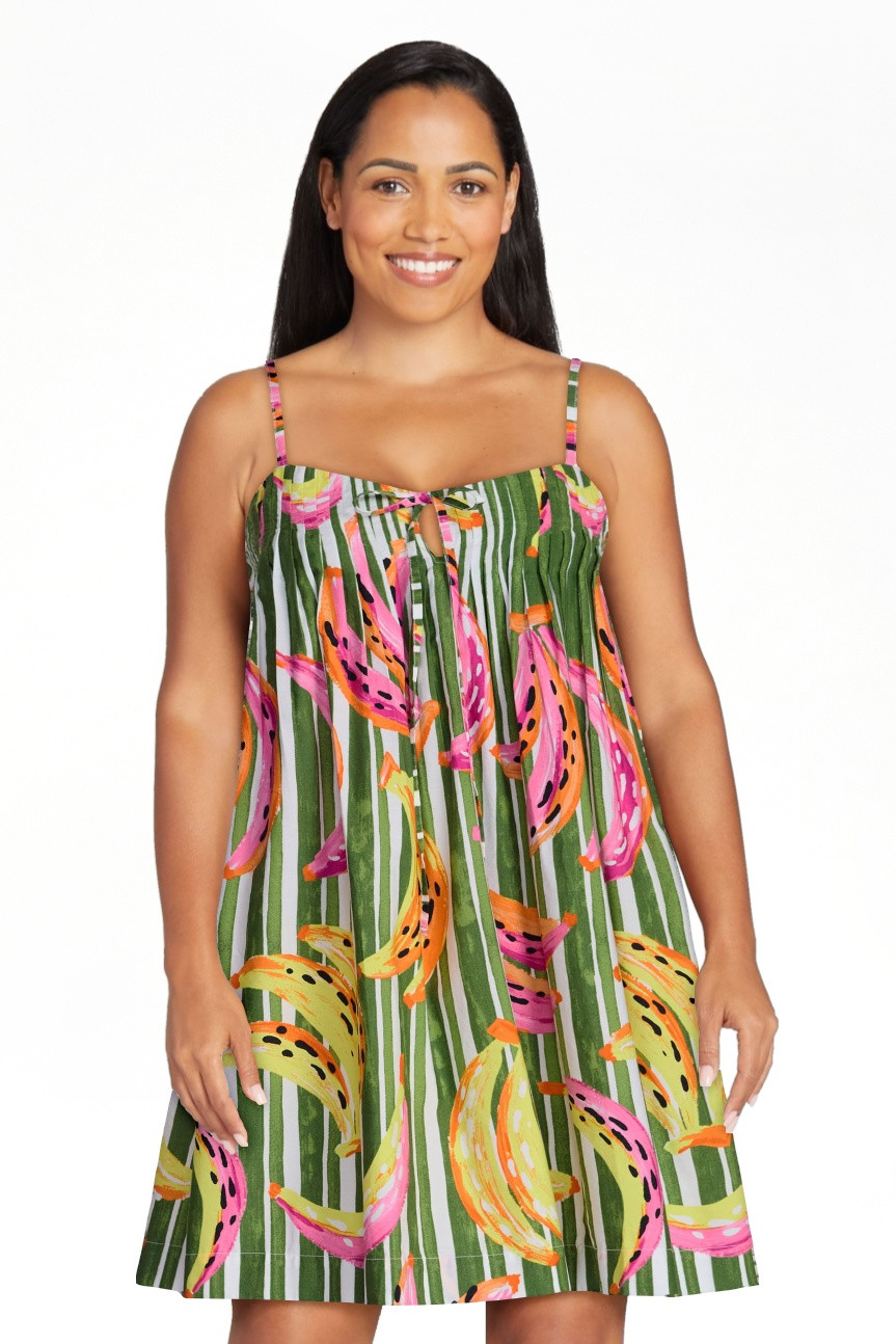 Free Assembly Women's and Women's Plus Cotton Pintuck Mini Dress, Sizes XS-4X | Walmart (US)