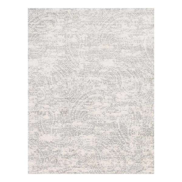 (A252) Willow Grey Microfiber Area Rug, 9x12 | At Home
