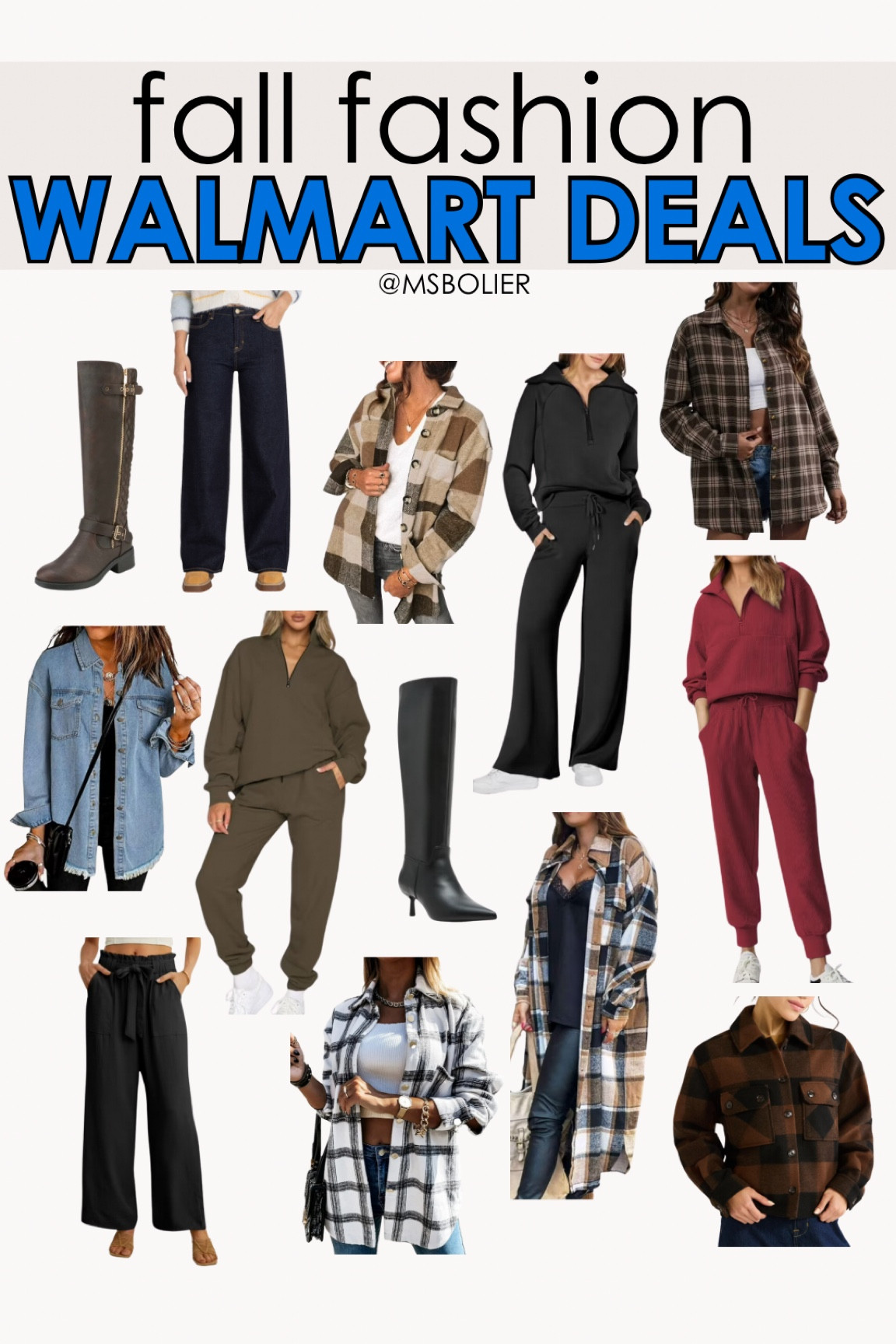 fall fashion on sale for Walmart deals this week!! 

| fall outfits | fall fashion | Walmart deals | affordable fashion | boots | shacket | pants | lounge wear | lounge set 

#LTKSaleAlert #LTKSeasonal #LTKFindsUnder50