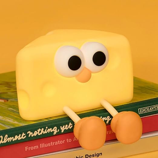 KAISHISESEN Cheese Cute Night Light,Touch ON/Off、Delayed Shutdown、Adjustable Light USB LED Ni... | Amazon (US)