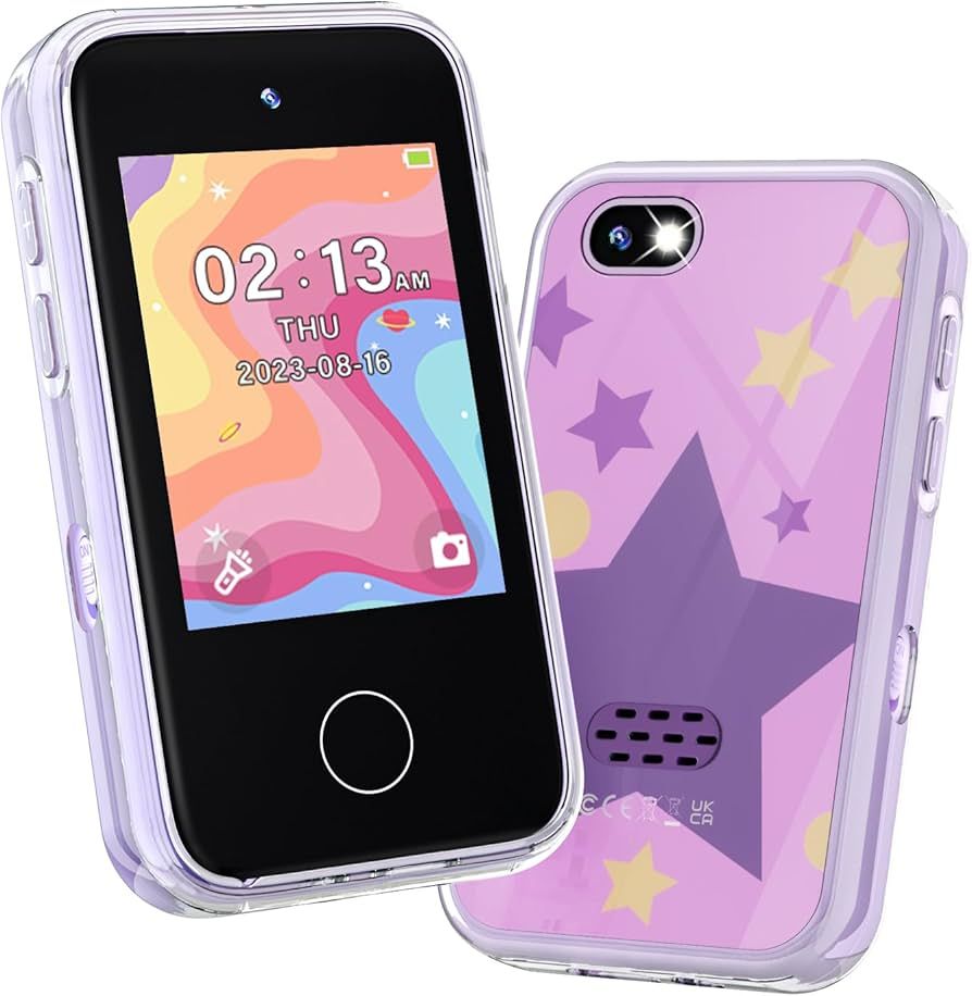 Phone for Kids Age 3-8,Kids Smart Phone for Girls Christmas Birthday Gifts,Toy Phone with Dual Ca... | Amazon (US)