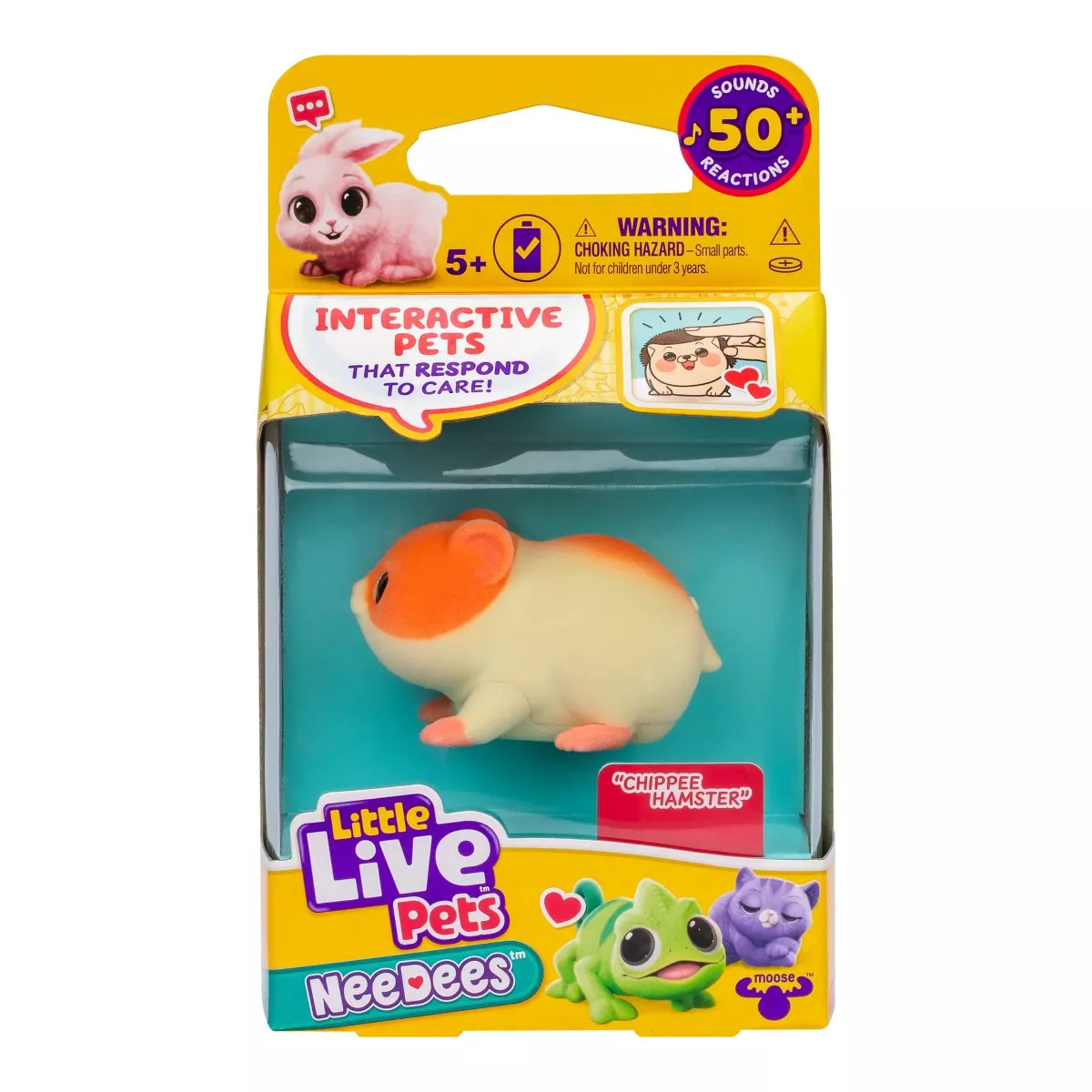 NeeDees By Little Live Pets, Electric Miniature Pet Toy, Chippee Hamster, Perfect For Ages 5 & Up... | Target