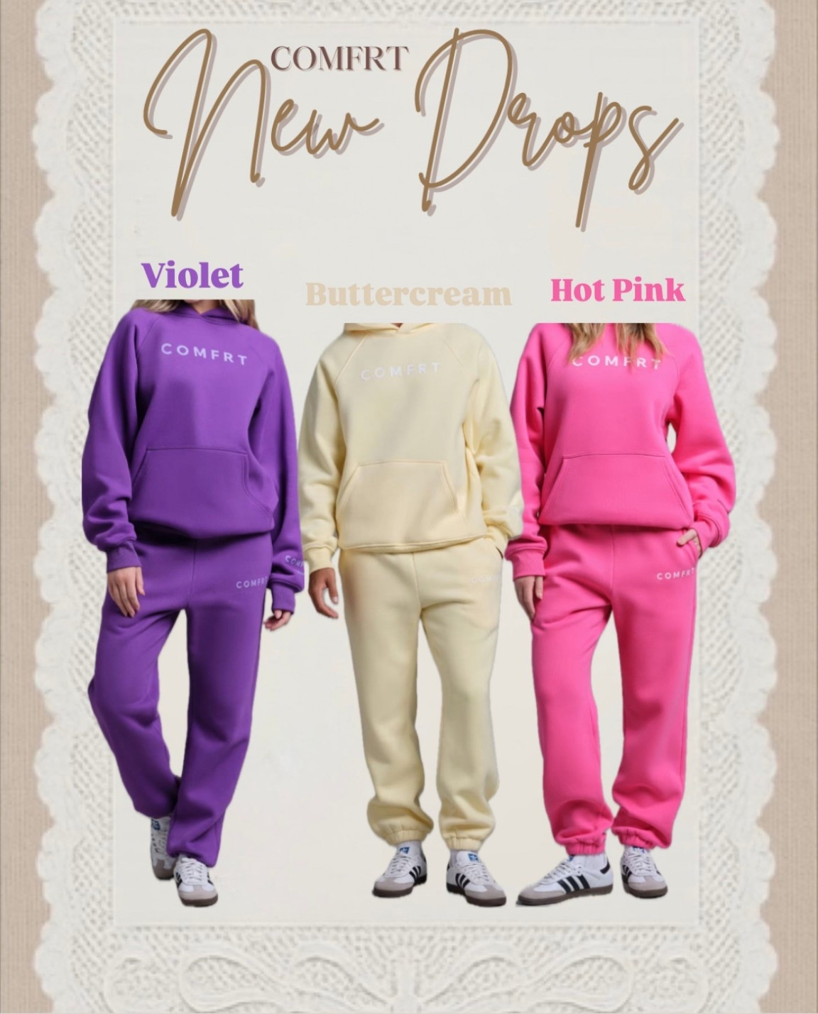 COLOR drop! 💜💛🩷

Whether you're a Violet girlie or more of a Buttercream neutral lover, these @Comfrt sets are a must-have. They don't lose their softness after washing, which is a total win.

#LTKdayinmylife #LTKTall #LTKootd