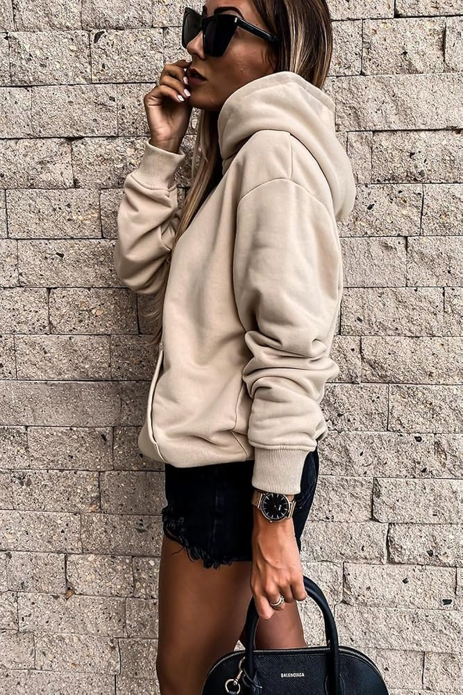 SHEWIN Women Fall Hoodies Pullover Hooded Sweatshirt 2026 Cruise Tops | Amazon (US)