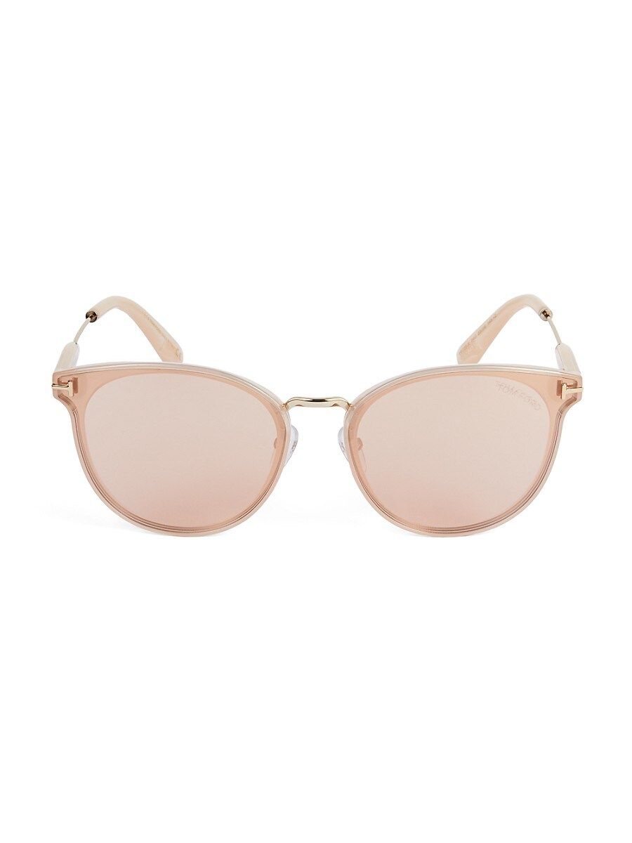 Tom Ford Women's 63MM Translucent Round Sunglasses - Pink | Saks Fifth Avenue OFF 5TH