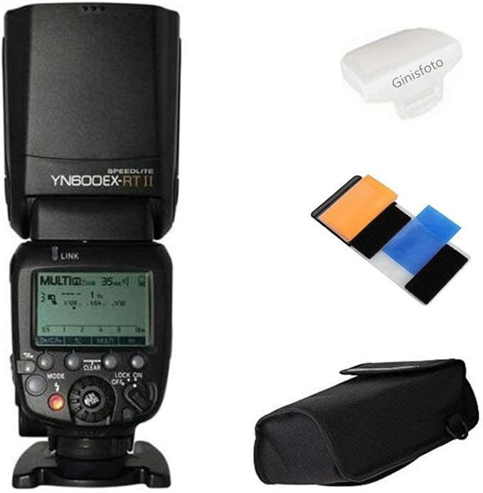 YONGNUO Updated YN600EX-RT II Flash Speedlite for Canon's 600EX-RT/ST-E3-RT Wireless Signal Camer... | Amazon (US)
