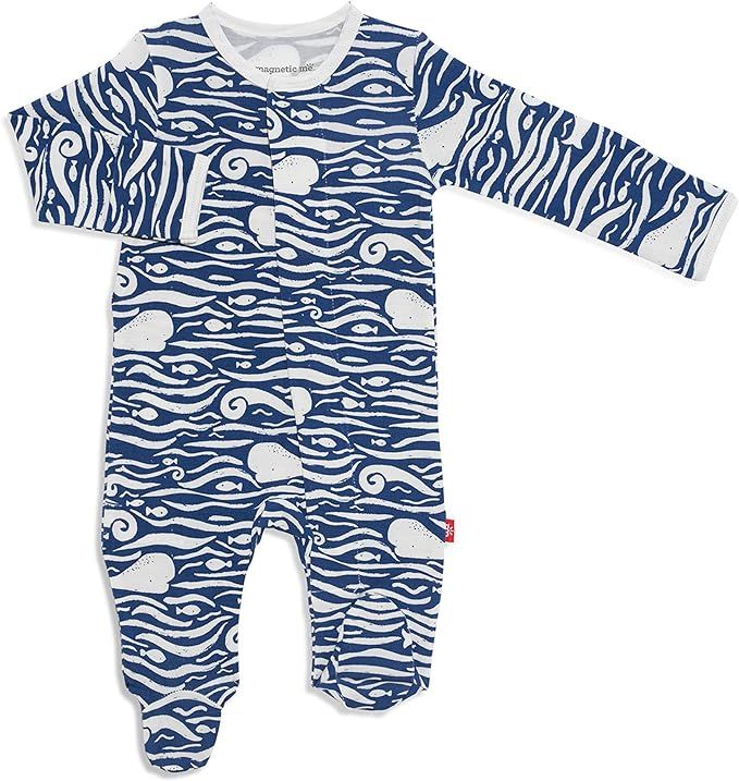 Magnetic Me Footie Pajamas Soft Modal Baby Sleepwear with Quick Magnetic Fastener | Boys and Girl... | Amazon (US)