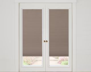 French Door Blackout Cellular Shades | Blinds.com