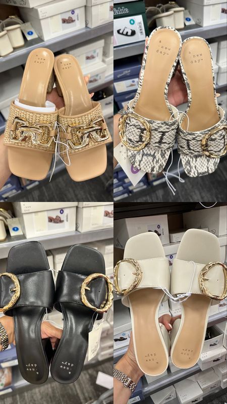 Spring / summer Sandals @target 
They come with a short block heel which makes them comfy to walk in! 

#LTKshoecrush #LTKfindsunder50 #LTKU