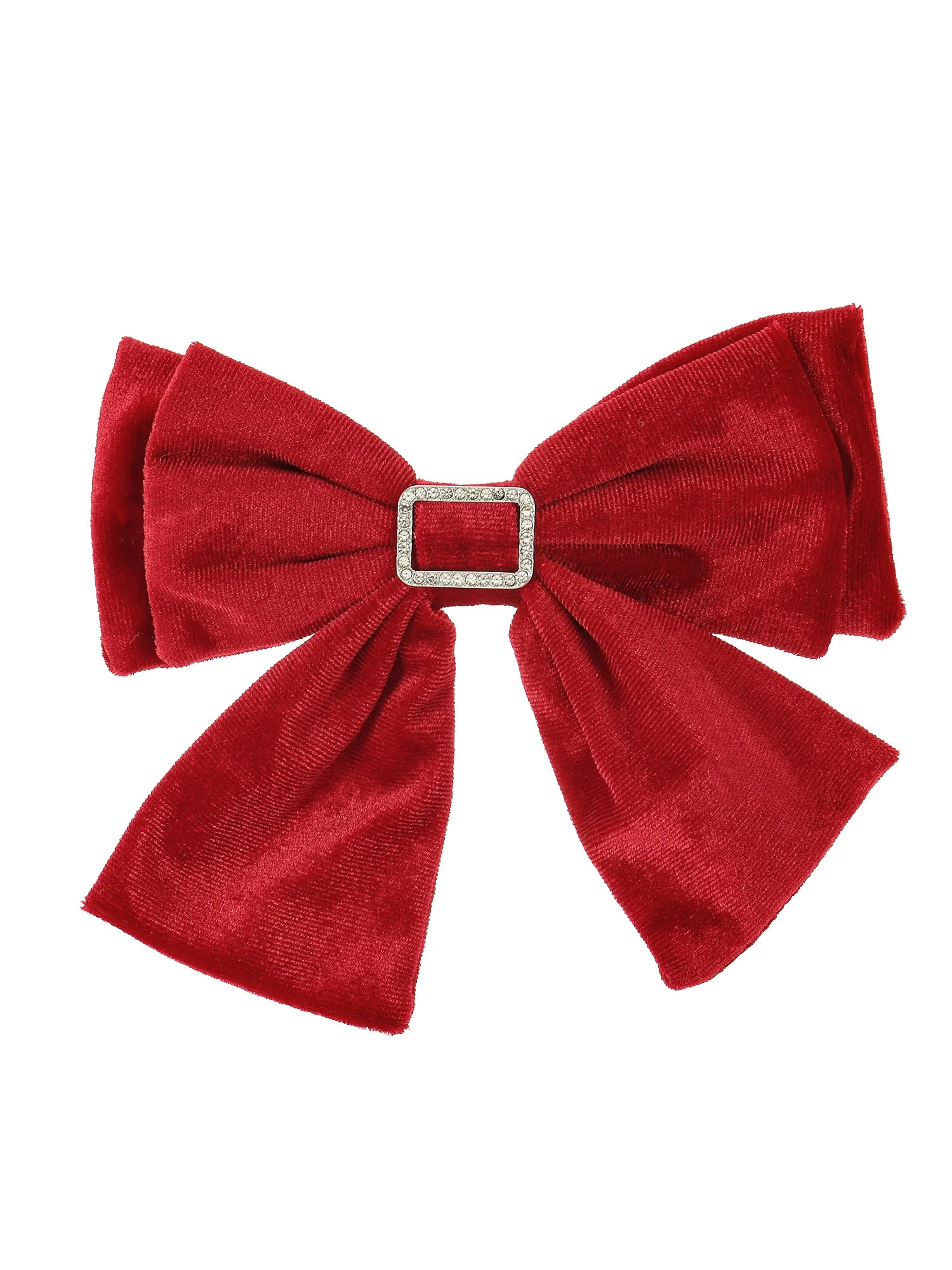 Holilday Time Red Velvet Hair Bow, 1 Piece | Walmart (US)