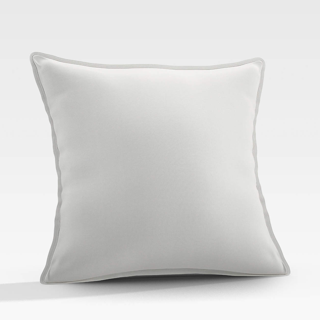 Sunbrella Cast Silver 20" Sq. Outdoor Pillow + Reviews | Crate and Barrel | Crate & Barrel