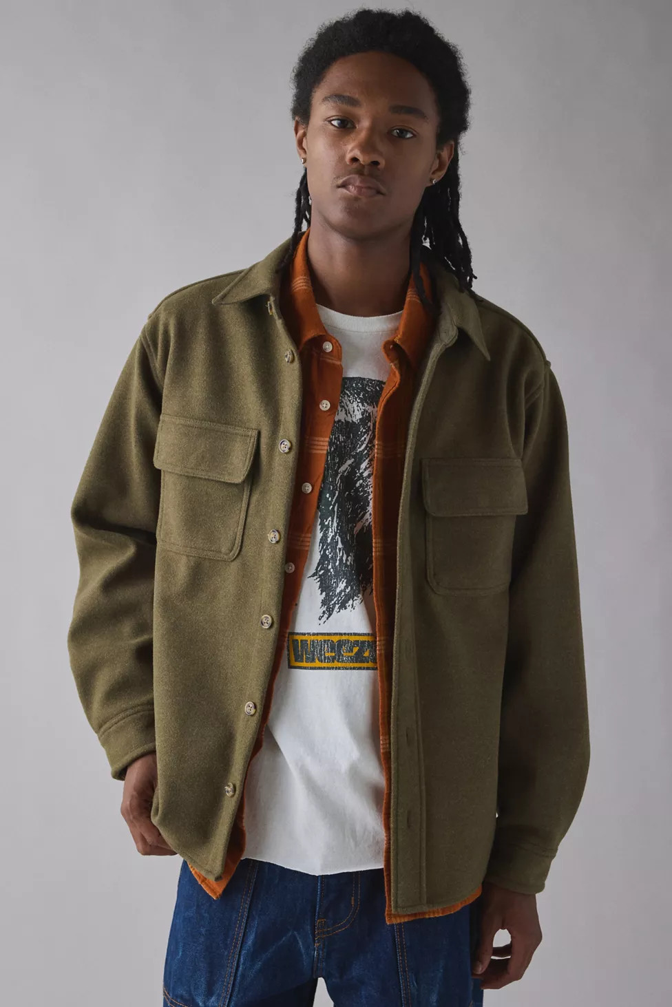 UO Oli Knit Overshirt | Urban Outfitters (US and RoW)