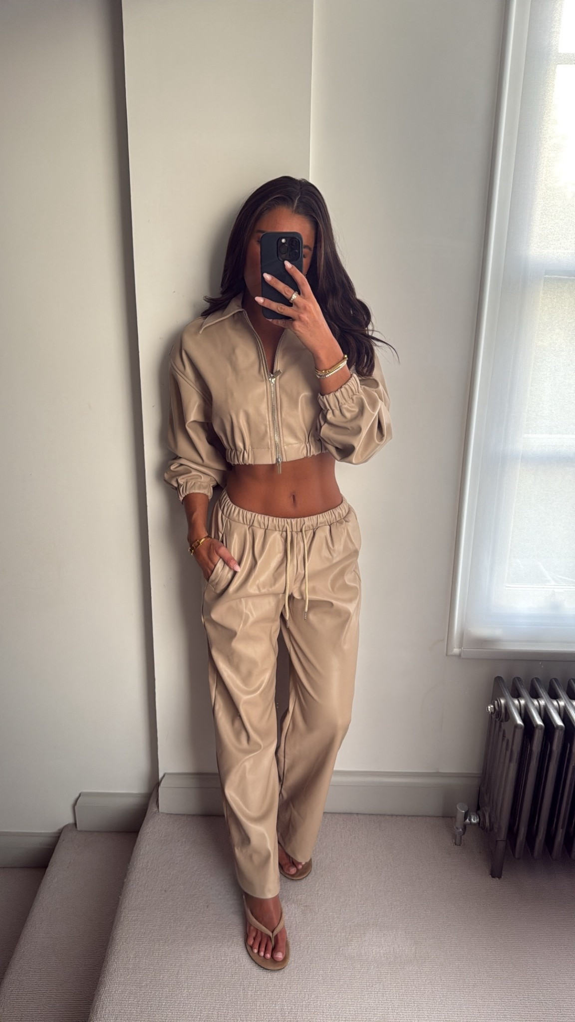 petite faux leather co-ord, autumn outfit, casual outfit 

#LTKuk #LTKautumn #LTKwinter