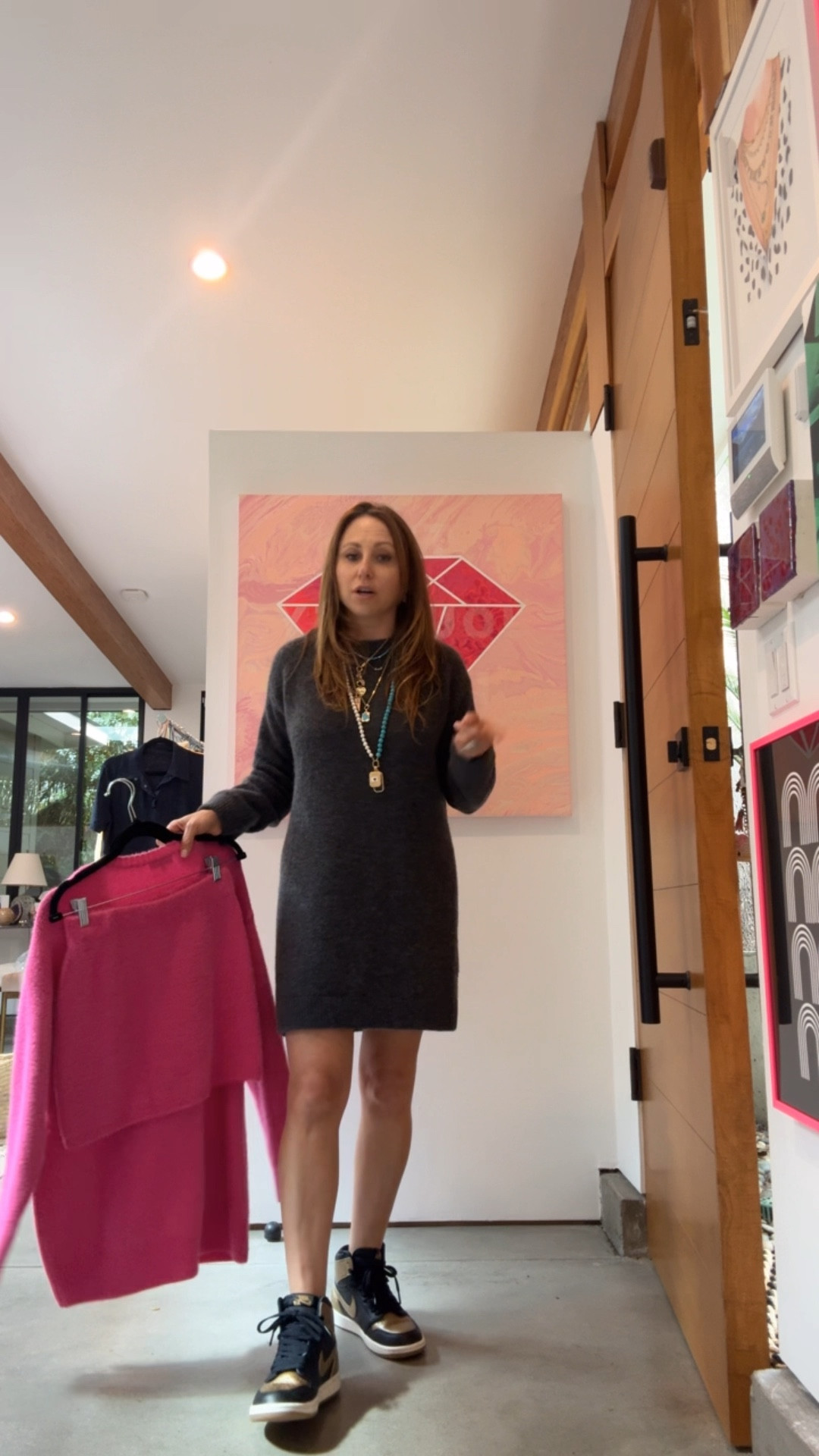 This fall, you can expect to see me in sweater dresses on any day that ends with Y. But on a real note, there’s just something so convenient, comfortable, and stylish about a sweater dress. Be like me and get a few different colors. Obviously, the pink is my favorite, but I love my neutrals and this gray dress is perfect for that. #Sweater #SweaterDress #Fall #FallFashion #OfficeFashion #Pink #Cozy #Comfortable #Convenient 

#LTKSeasonal #LTKWorkwear #LTKStyleTip