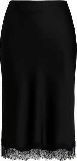 Althea Satin Lace Skirt | Nordstrom