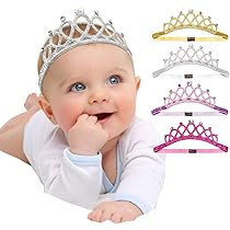DANMY Baby Girl Super Elastic Headband Toddler Hair Band Soft Headwrap Crown Children Hair Access... | Amazon (US)