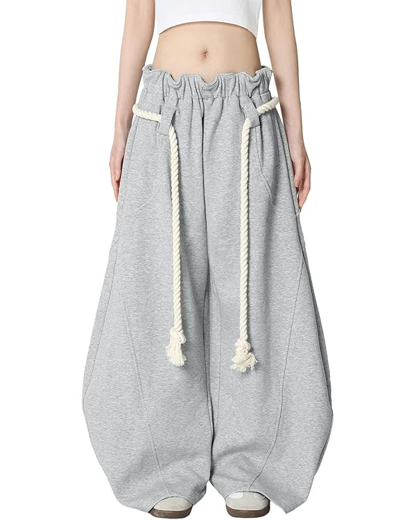 Aelfric Eden Super Baggy Barrel Sweatpants Wide Leg Pants for Women Men Casual Elastic Waist Unis... | Amazon (US)