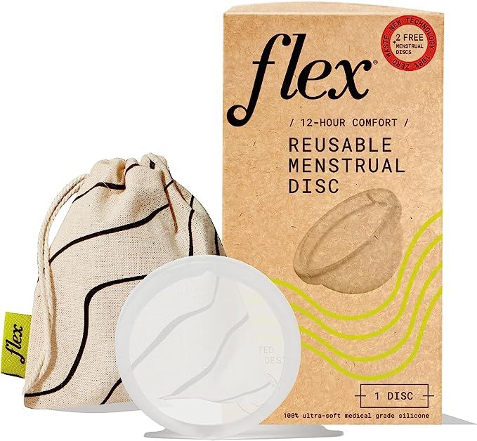 Flex Reusable Disc | Reusable Menstrual Disc | Tampon, Pad, and Cup Alternative | Capacity of 6 S... | Amazon (US)