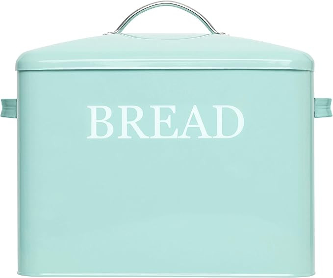 Extra Large Bread Box Teal - Bread Boxes For Kitchen Counter Holds 2+ Loaves For All Your Bread S... | Amazon (US)