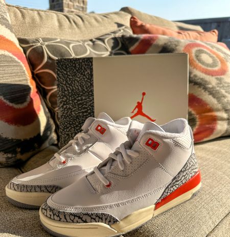 Little man outgrew his white J’s. He needed a new pair. Air Jordan 3 Retro so I snagged these as soon as they dropped. #sneakers #airjordan3 #retro #sneakerheads #kiddos 

#LTKKids #LTKShoeCrush