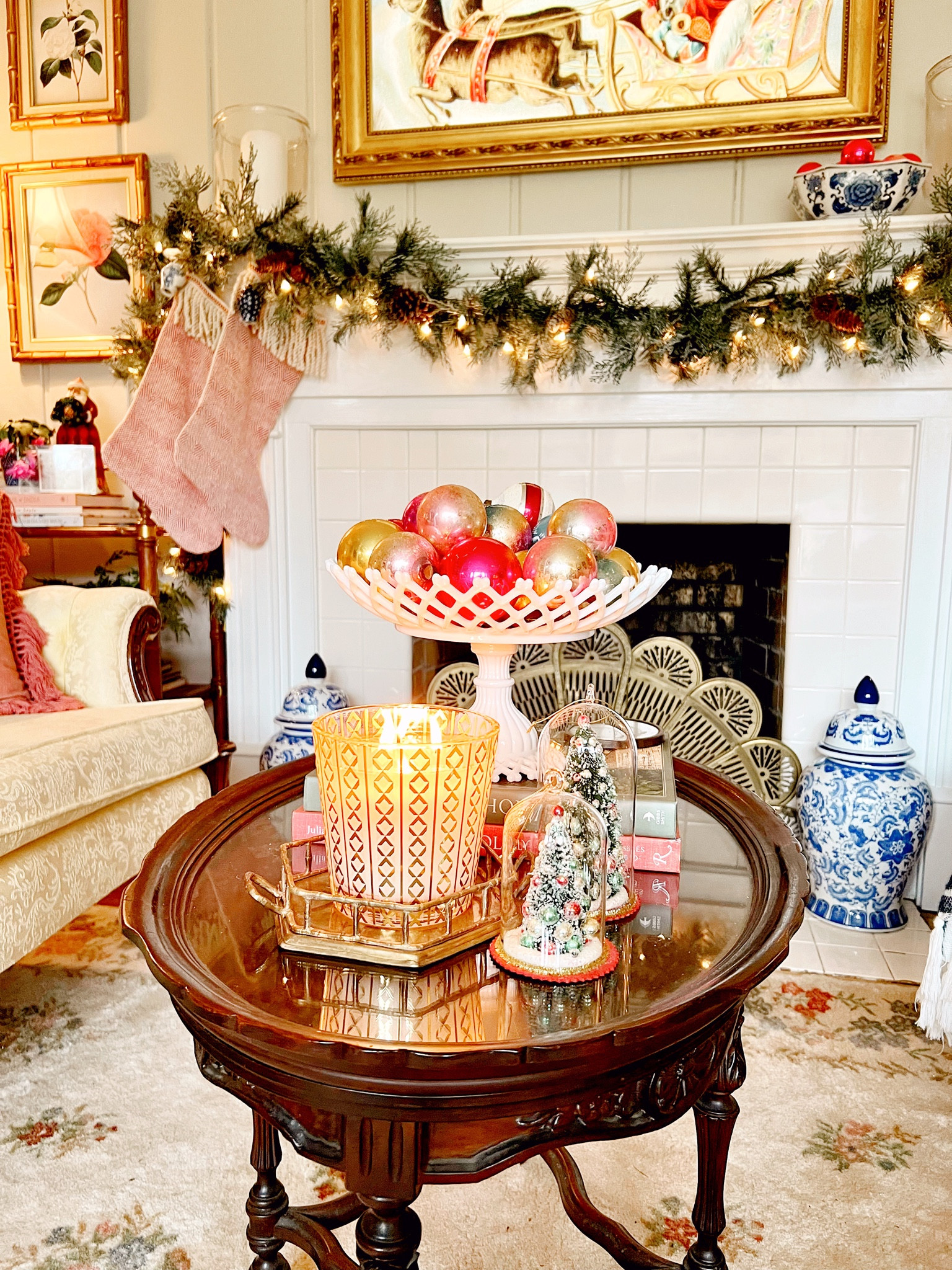 Joy happens here!

#christmasmantel #joytotheworld #coffeetablestyling #christmasdecor #christmasmanteldecor #chinoiserie #chinoiseriechristmas #chinoiseriechic #blueandwhitehome #blueandwhitechristmas #vintageholiday #vintagechristmas #shinybrite #myvintagehome #howivintage #howichristmas #stylingchristmas #grandmillennialstyle #grandmillennialchristmas #shinybriteornaments #oldandnew #collectedhome #stylingtheseasons #grandmillenial #itsacolorfullifetour #myseasonalstyling

#LTKSeasonal #LTKHoliday
