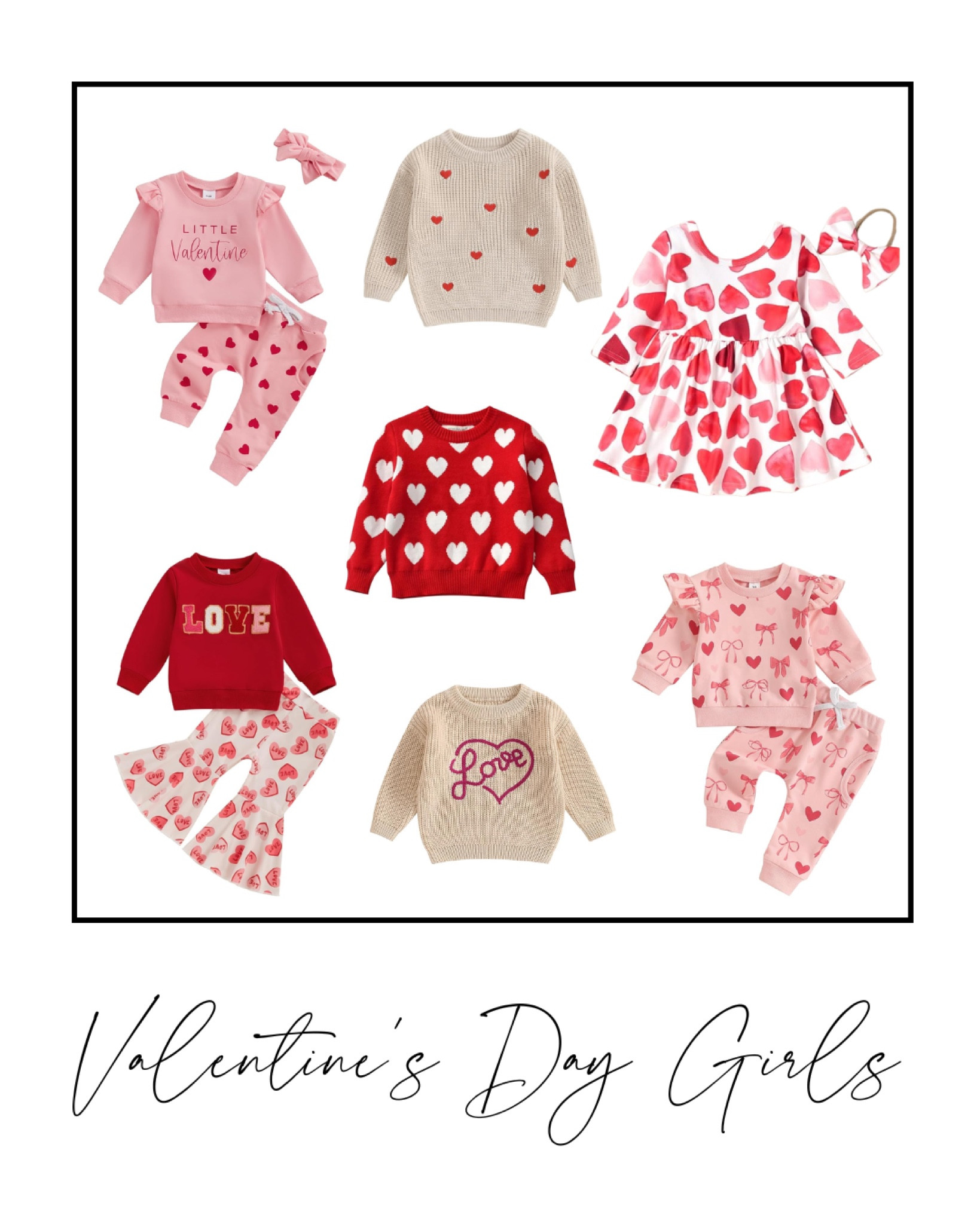 The cutest girls, Valentines outfits full of pink and hearts! 
.
.
.
#valentines #valentinesday #valentinesdayoutfits #valentinesgirlsoutfit #girlsheartoutfits



#LTKFindsUnder50 #LTKGiftGuide #LTKSeasonal