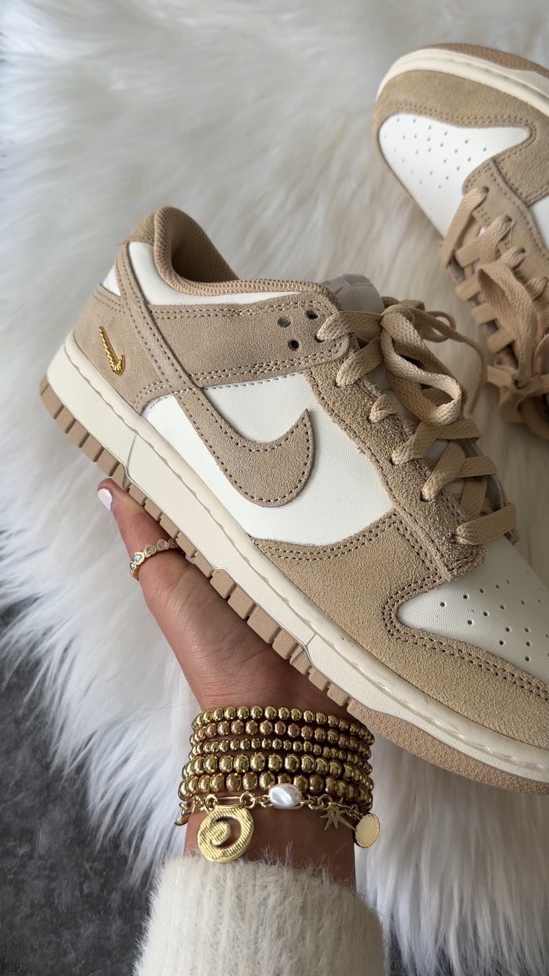 Nike dunk low suede sneakers runs true to size. Comes in 6 colors